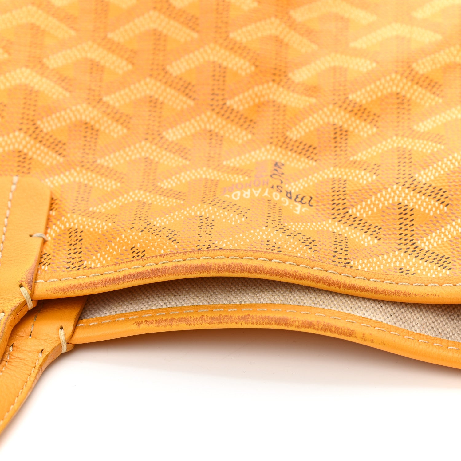 Goyard Goyardine Saint Louis PM Yellow 12 of 13