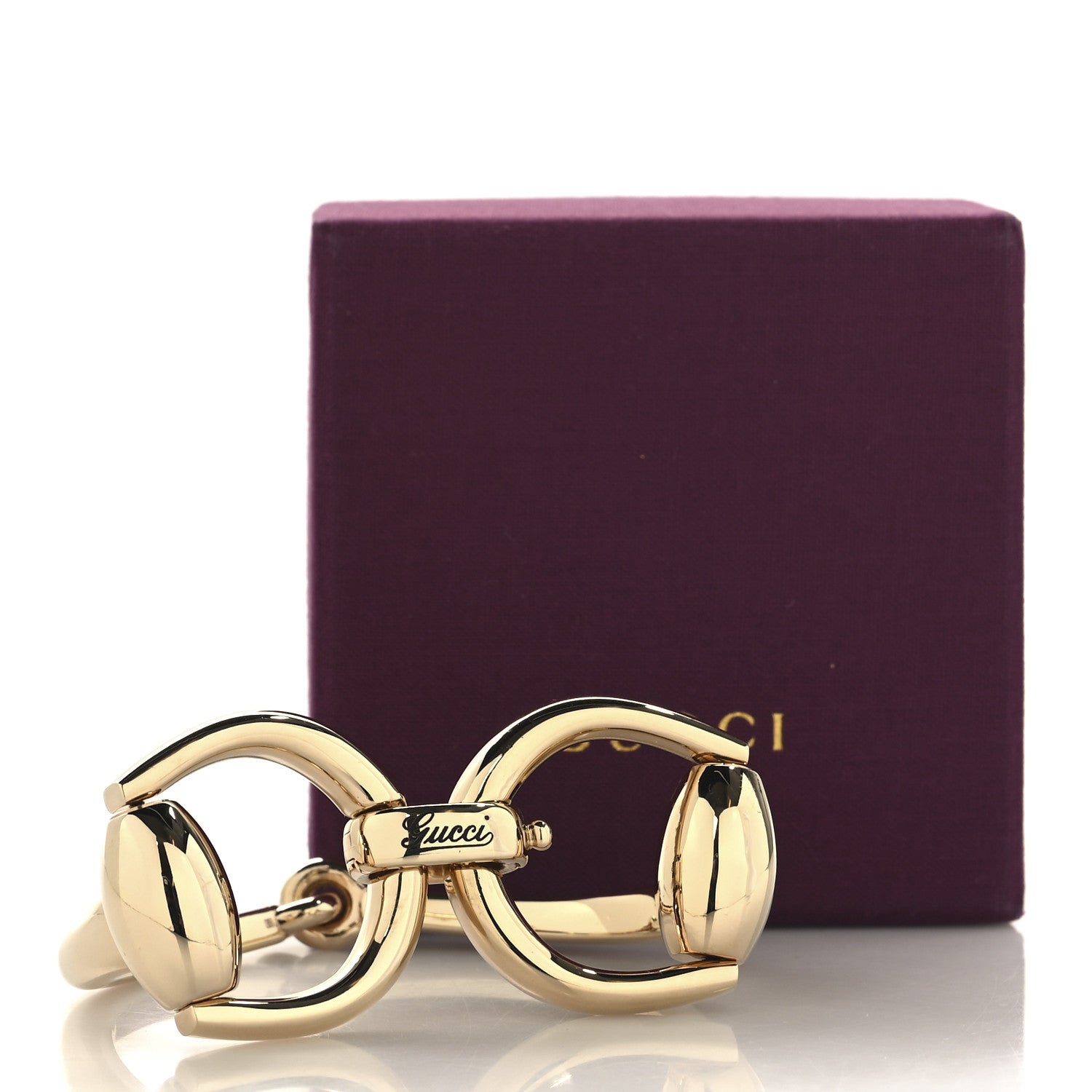 Gucci Metal Single Horsebit Bracelet L Gold 5 of 5