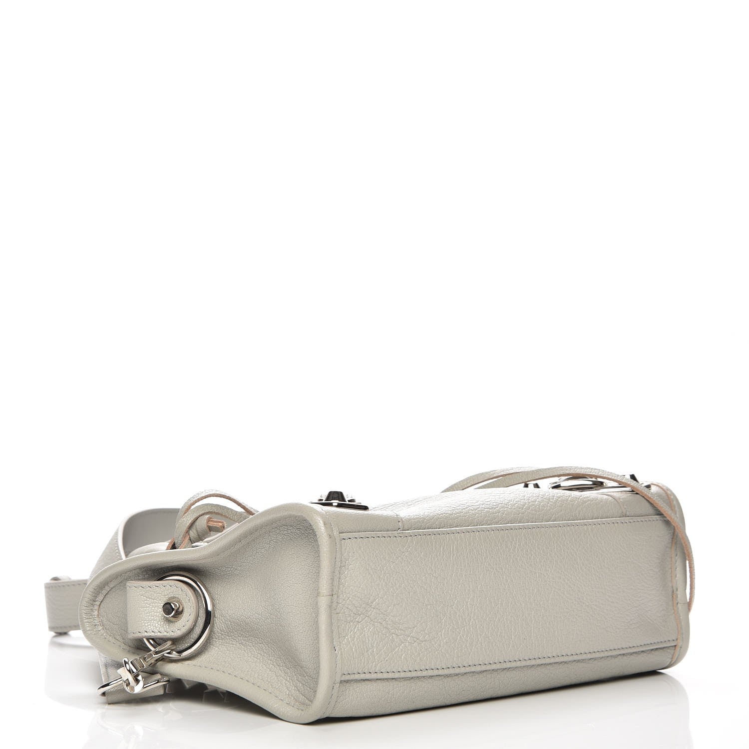 Balenciaga Chevre Silver Metallic Edge Hardware Classic Hardware Mini City Gris Glace 4 of 7