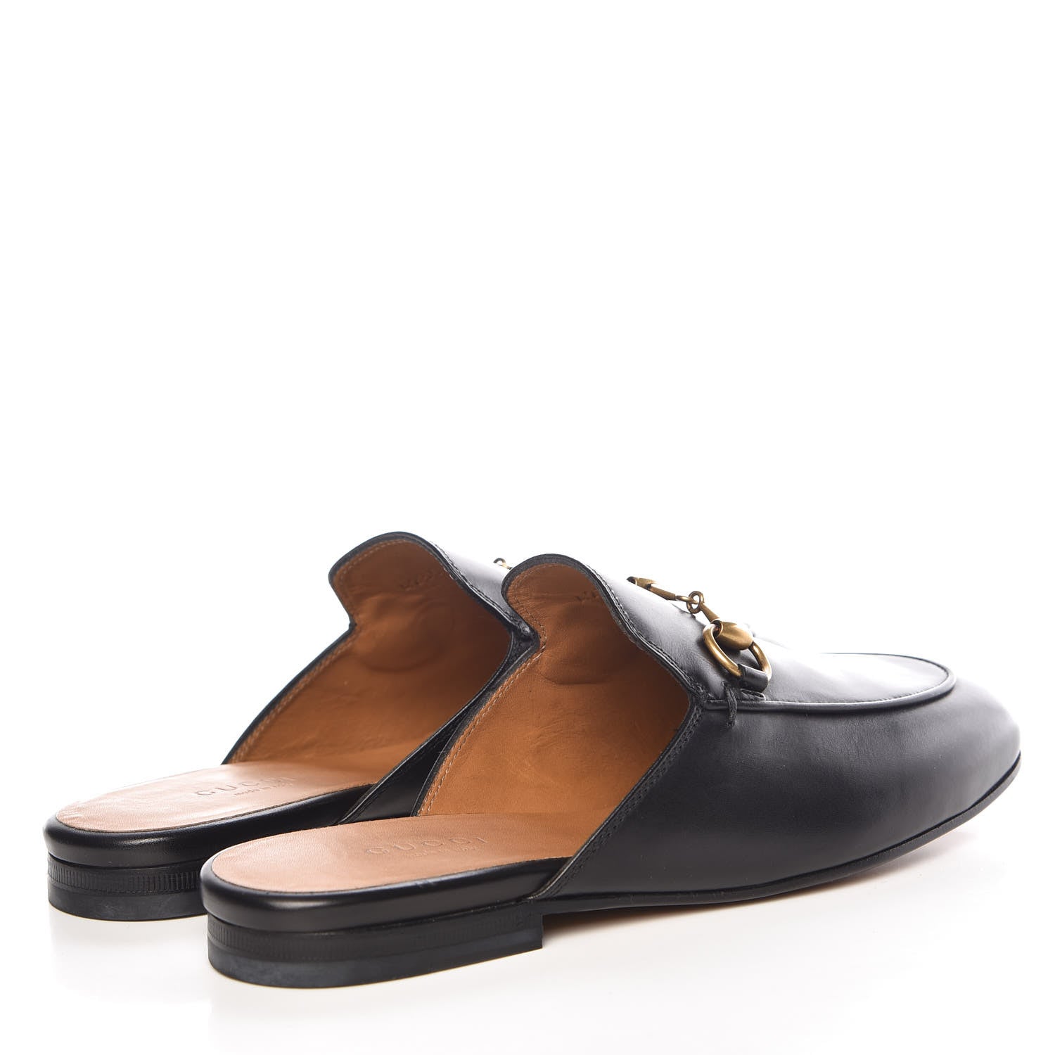 Gucci Calfskin Womens Princetown Slippers 35 Black 4 of 9