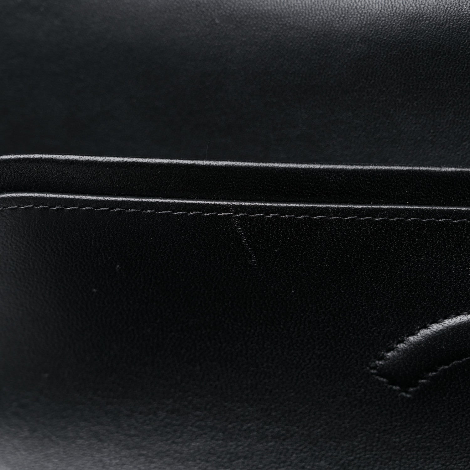 Chanel Lambskin Quilted Medium Double Flap So Black 10 of 12