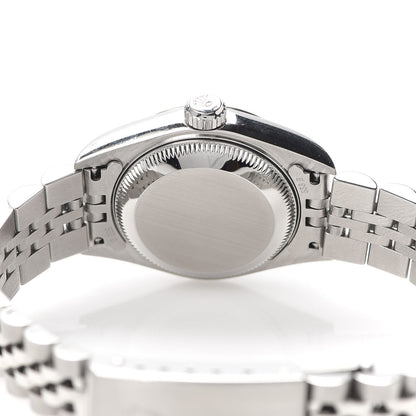 Rolex Stainless Steel 18K White Gold Diamond 26mm Oyster Perpetual Datejust Watch Blue Gradient 79174 5 of 6