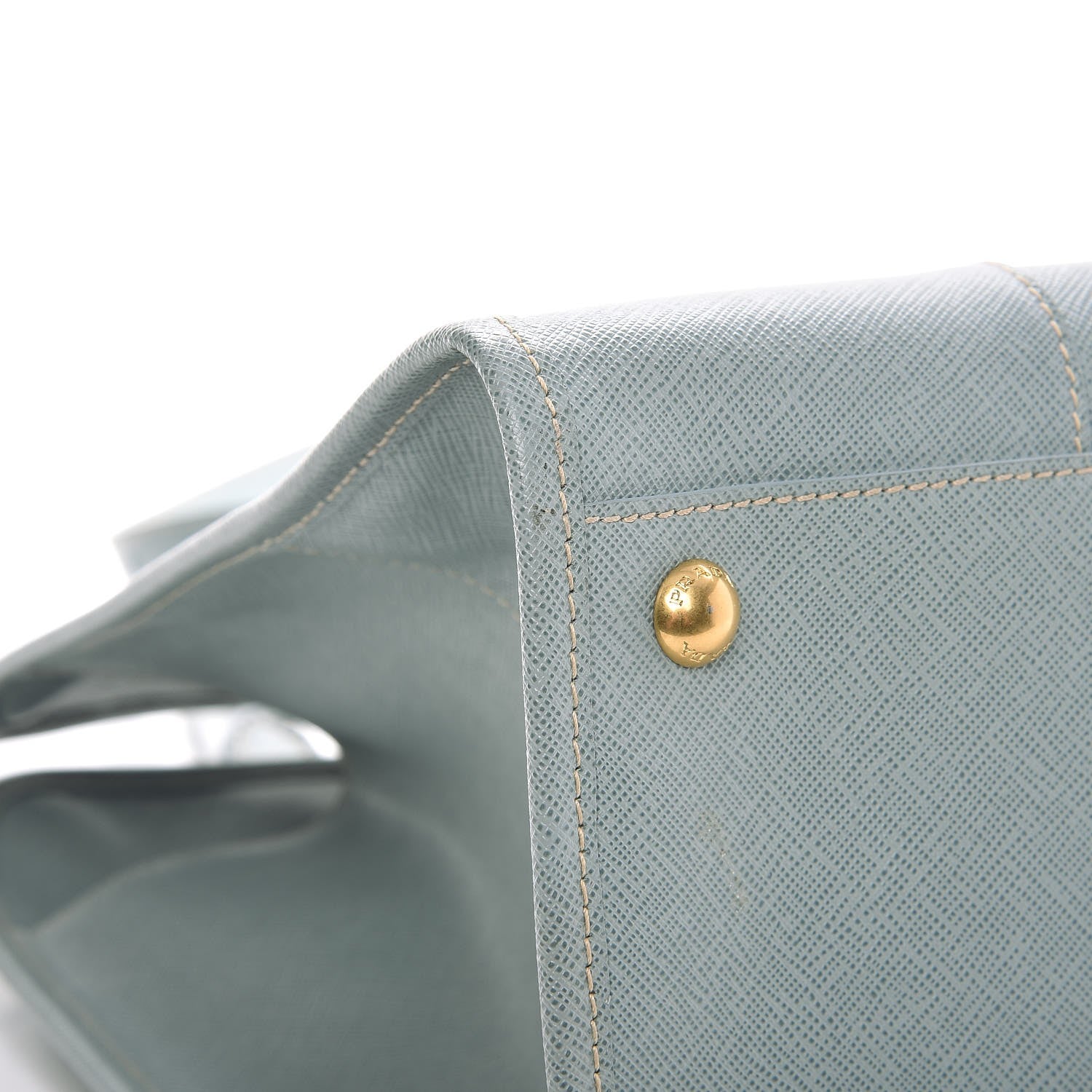 Prada Saffiano Lux Shopping Tote Lago 11 of 12