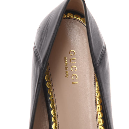 Gucci Nappa Queen Margaret Loafers 37 Black 7 of 14