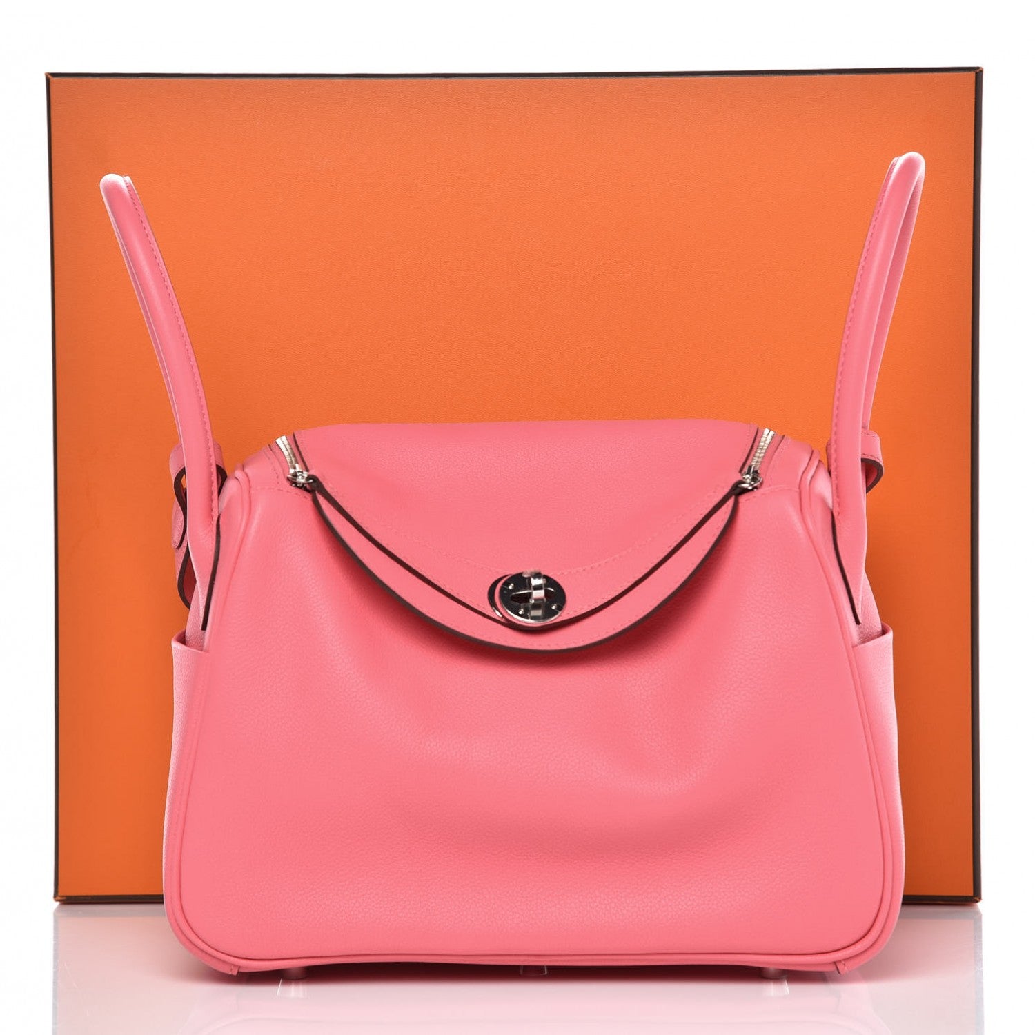Hermes Evercolor Lindy 26 Rose Azalee 8 of 8