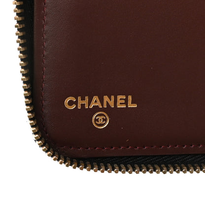 Chanel Caviar Quilted Large Zip Around Organizer Wallet Black 6 of 9