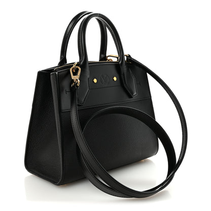 Louis Vuitton Calfskin City Steamer Mini Black 3 of 9