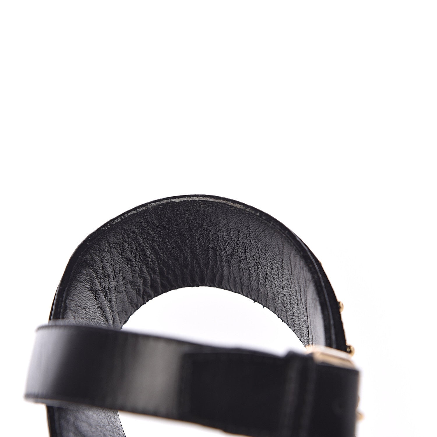 Louis Vuitton Calfskin Monogram Nomad Heeled Sandals 39 Black 14 of 16