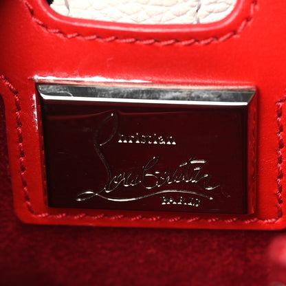 Christian Louboutin Calfskin Beaded Africamana Nano Paloma Nude 6 of 8