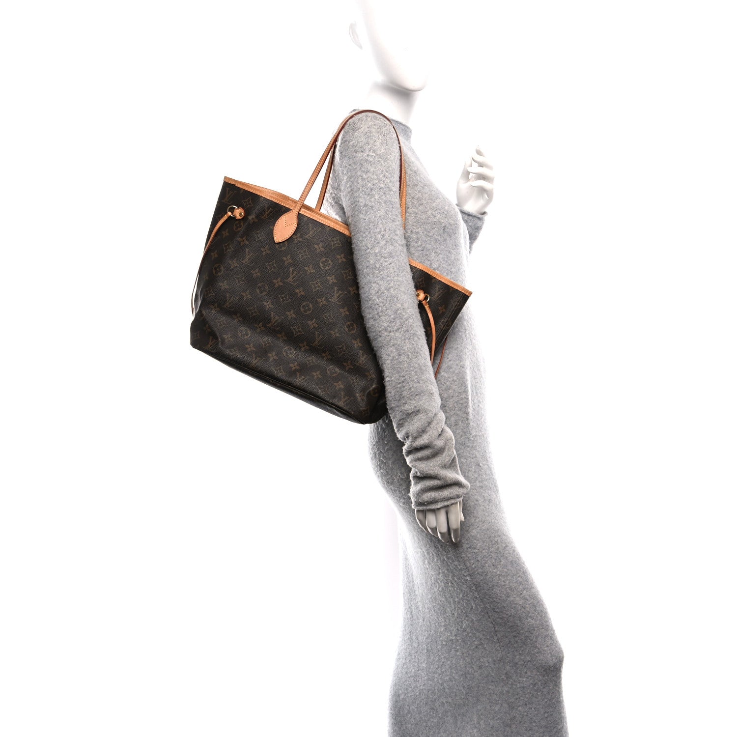 Louis Vuitton Monogram Neverfull MM 2 of 12