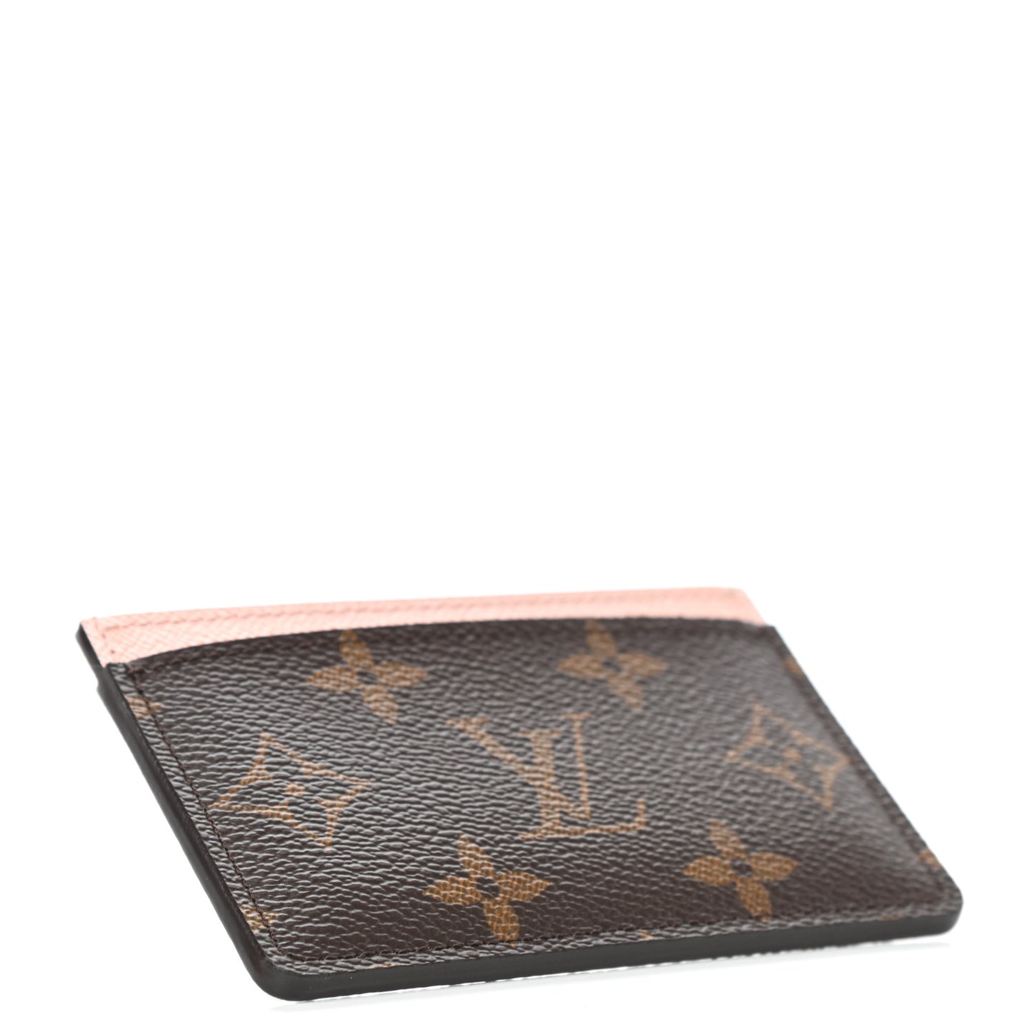 Monogram Card Holder Rose Nacre