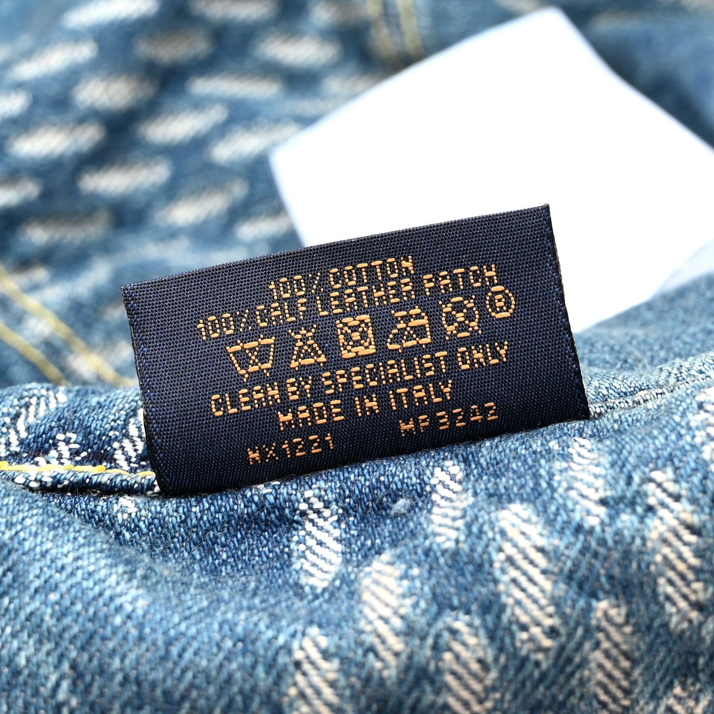 x NIGO Monogram Denim LV Made Bucket Hat M Blue