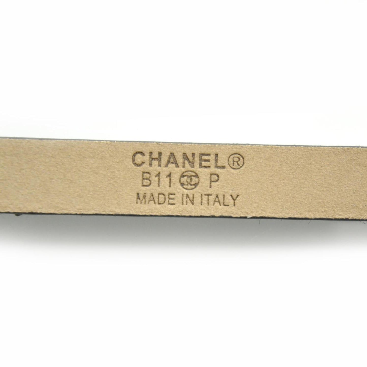 Crystal Skinny Belt Metallic Black