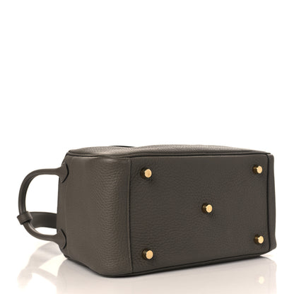 Hermes Taurillon Clemence Lindy 26 Etain 4 of 10