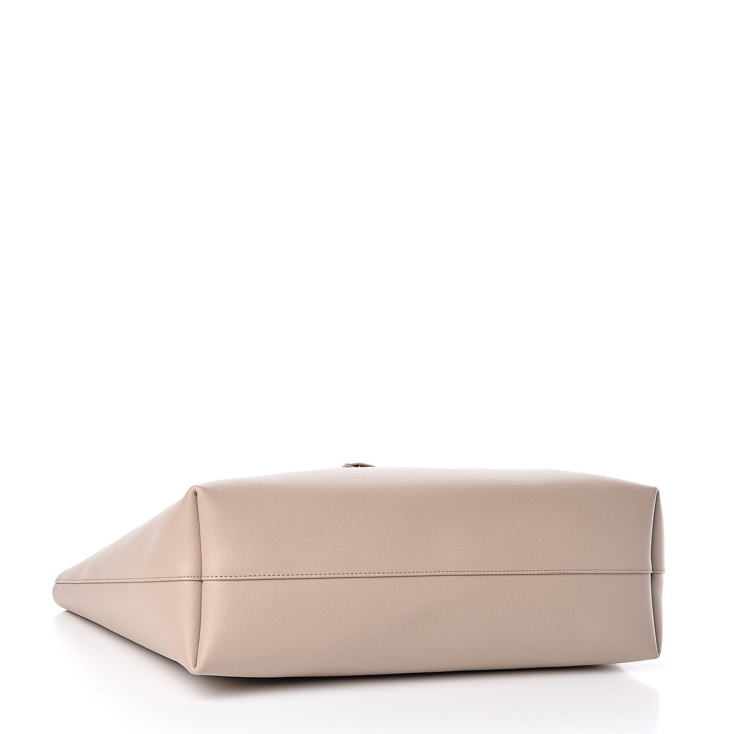 Calfskin Large Shopping Tote Nude Powder