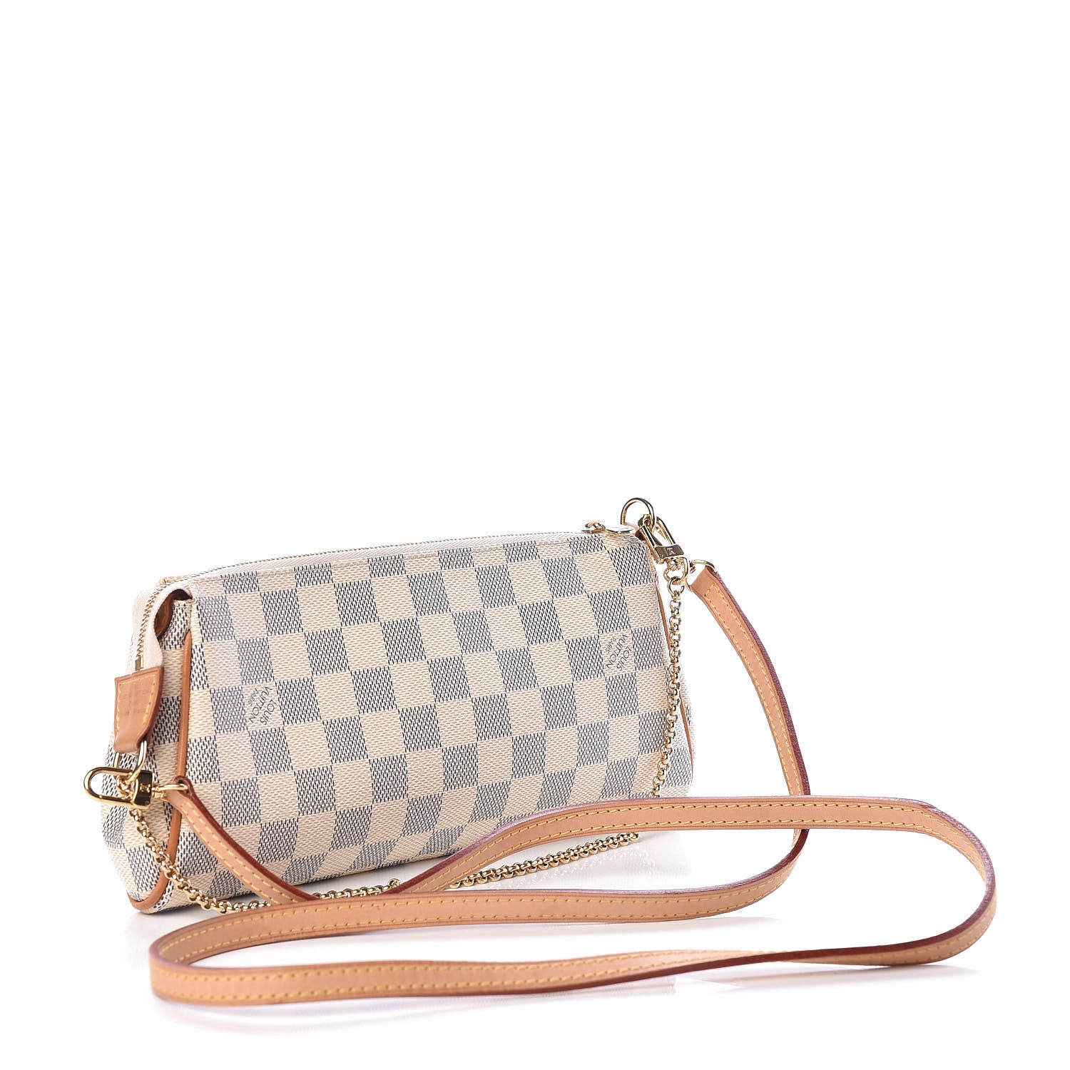 Louis Vuitton Damier Azur Eva Clutch 3 of 9