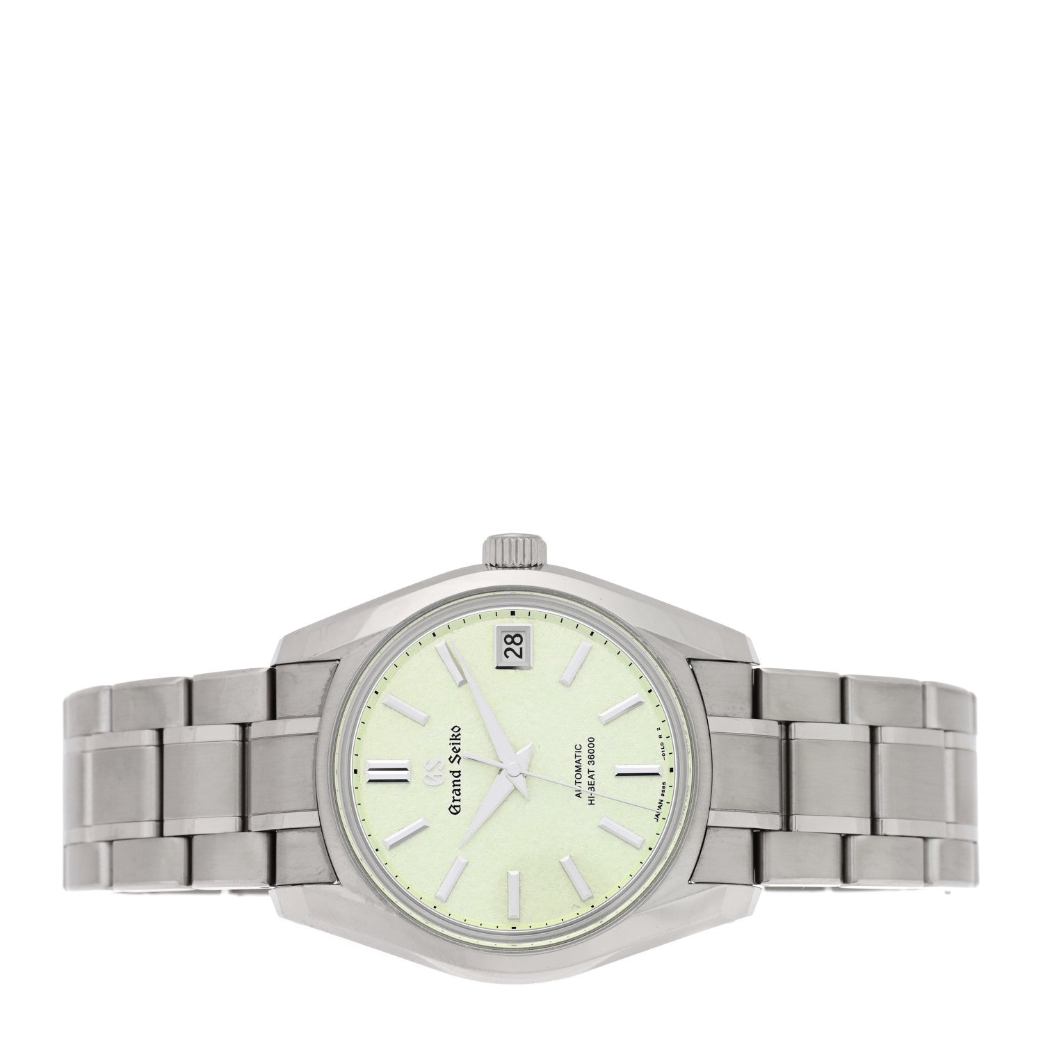 Grand Seiko Titanium 38mm Heritage Collection Automatic Watch Green SBGH343 2 of 5
