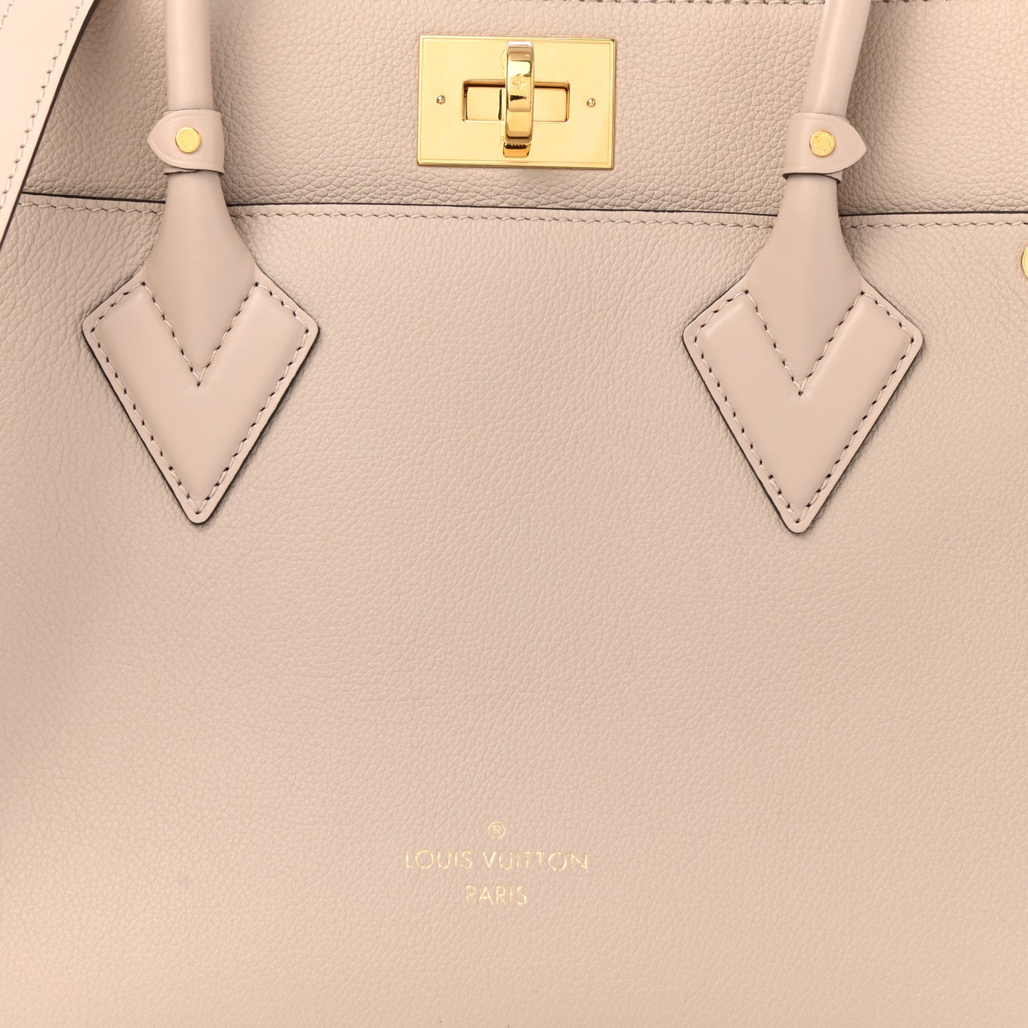 Calfskin Monogram On My Side Greige