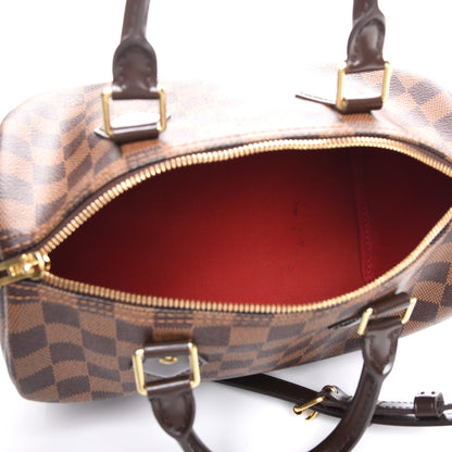 Louis Vuitton Damier Ebene Speedy Bandouliere 25 6 of 9