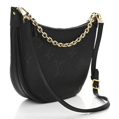 Louis Vuitton Empreinte Monogram Giant Loop Hobo Black 4 of 11