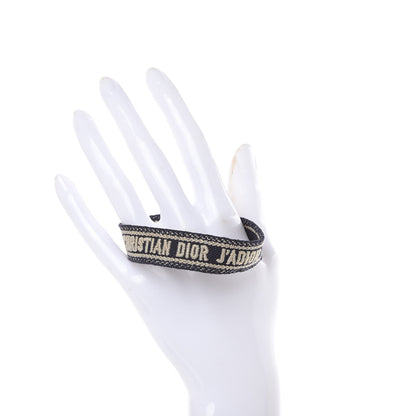 Christian Dior Woven Cotton J'Adior Friendship Bracelet Navy 2 of 3