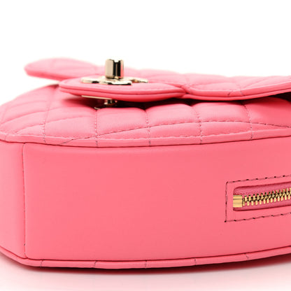Chanel Lambskin Quilted CC In Love Heart Bag Pink 10 of 11