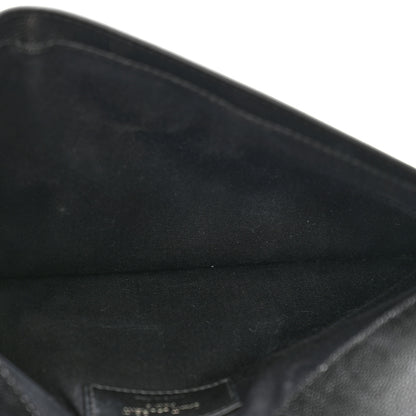 Saint Laurent Grain De Poudre Uptown Pouch Black 5 of 9