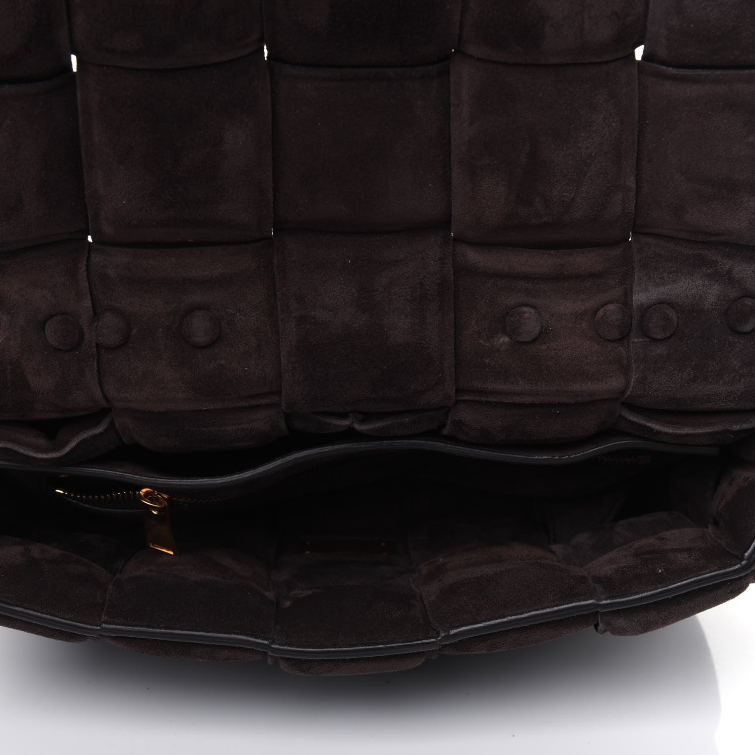 Bottega Veneta Suede Maxi Intrecciato Padded Chain Cassette Crossbody Bag Fondant 8 of 12