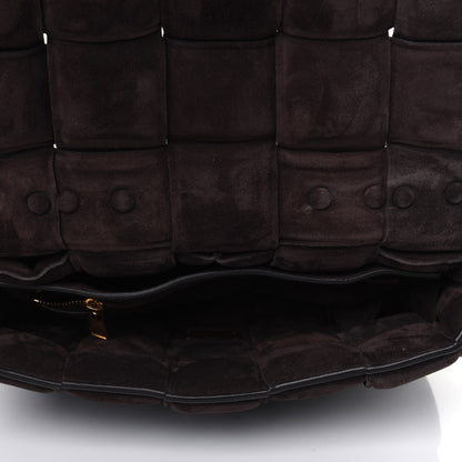 Bottega Veneta Suede Maxi Intrecciato Padded Chain Cassette Crossbody Bag Fondant 8 of 12