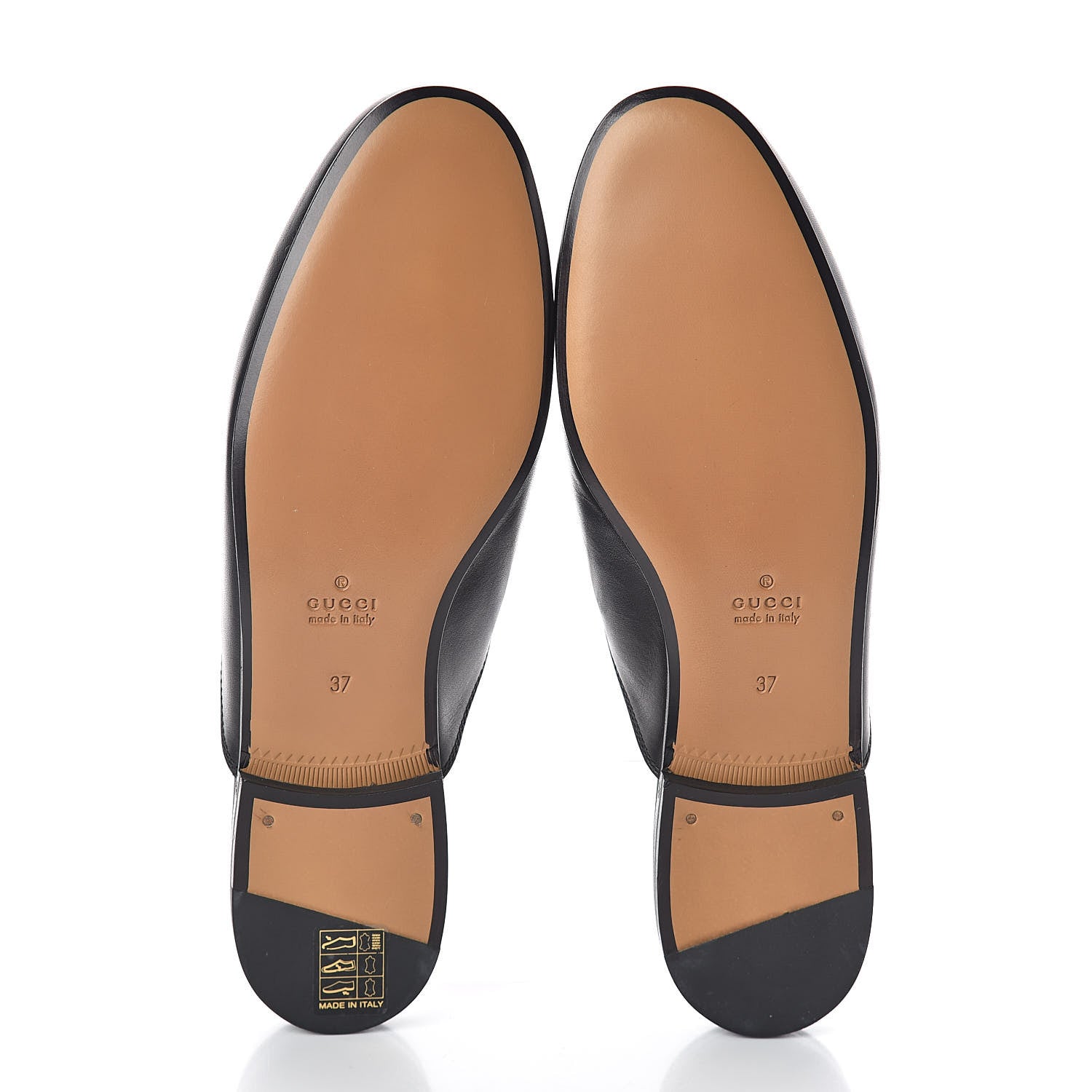 Gucci Calfskin Flower Embroidered Princetown Slippers 37 Black 8 of 8