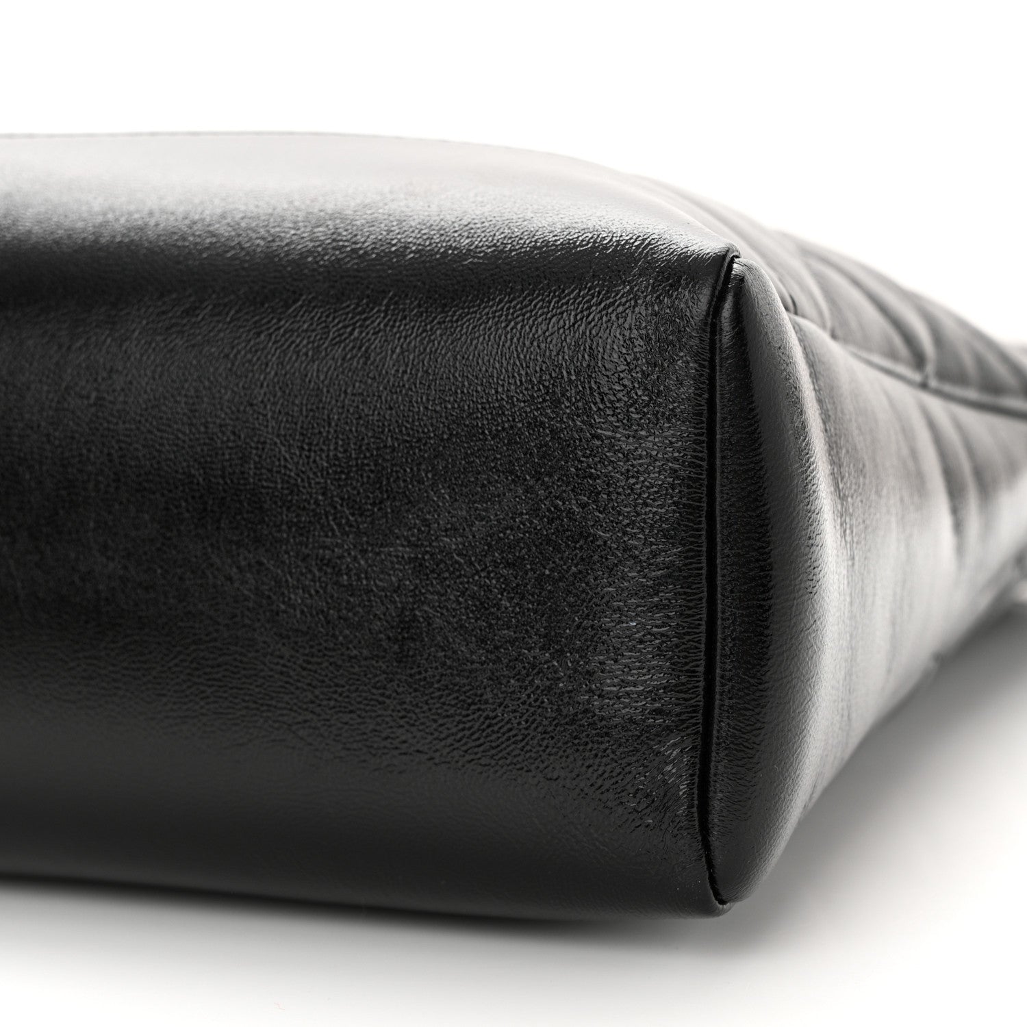 Chanel Shiny Lambskin Quilted Small 31 Shopping Bag Black 10 of 10