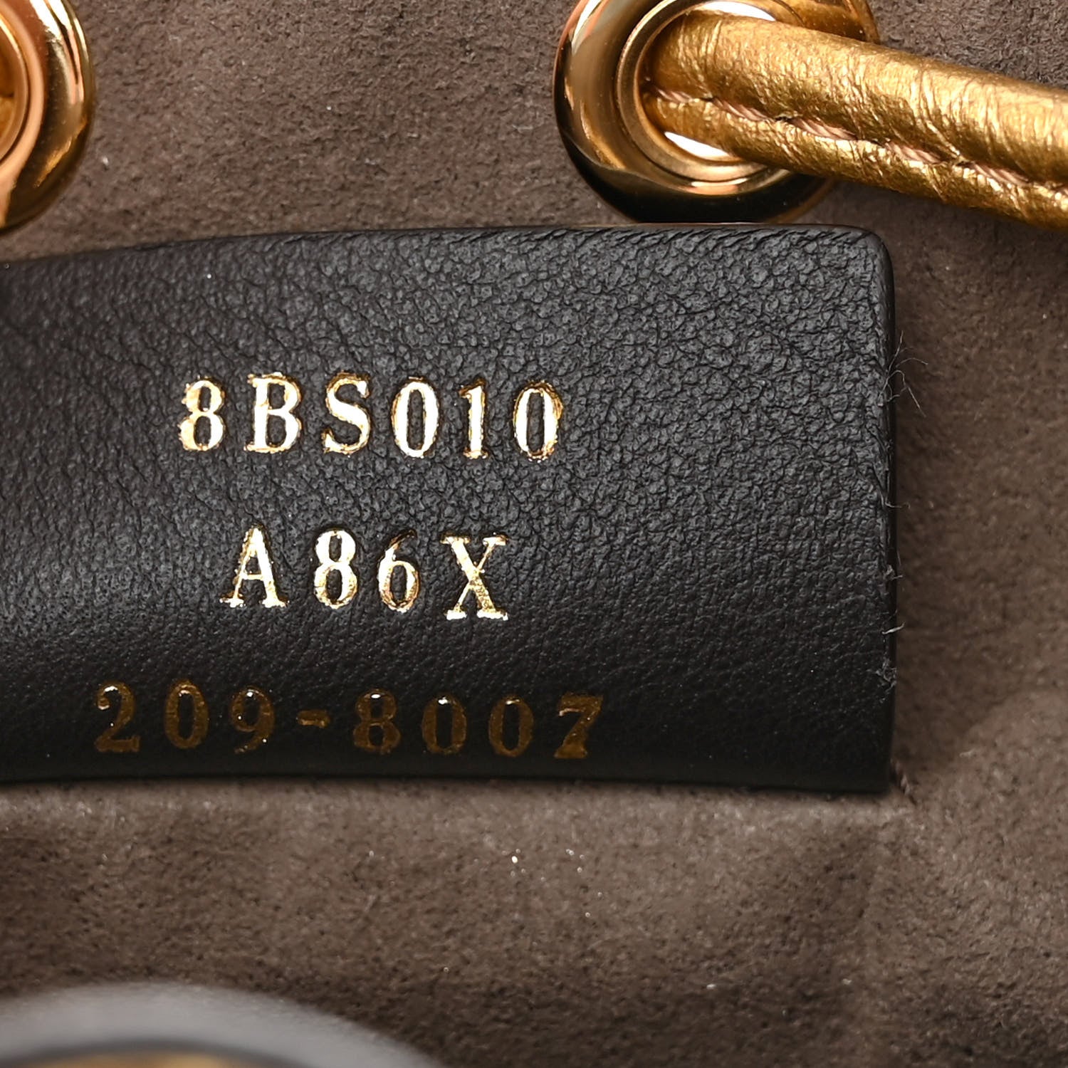 Fendi Karung Crystal F is Fendi Mini Mon Tresor Bucket Bag Gold 7 of 11