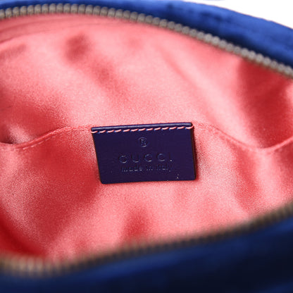 Gucci Velvet Matelasse GG Marmont Belt Bag 75 30 Cobalt Blue 5 of 8