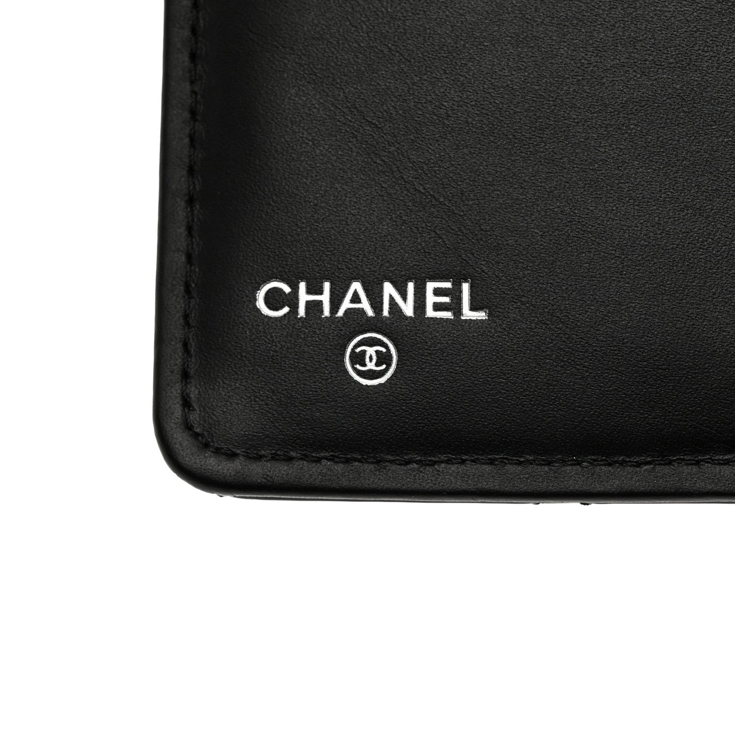 Chanel Patent Calfskin Quilted Yen Wallet Black Black 6 of 8
