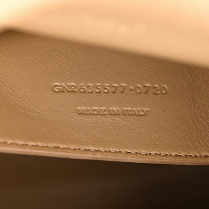 Saint Laurent Nubuck Shearling Monogram Baby Niki Chain Satchel Ivory Natural Tan 6 of 11