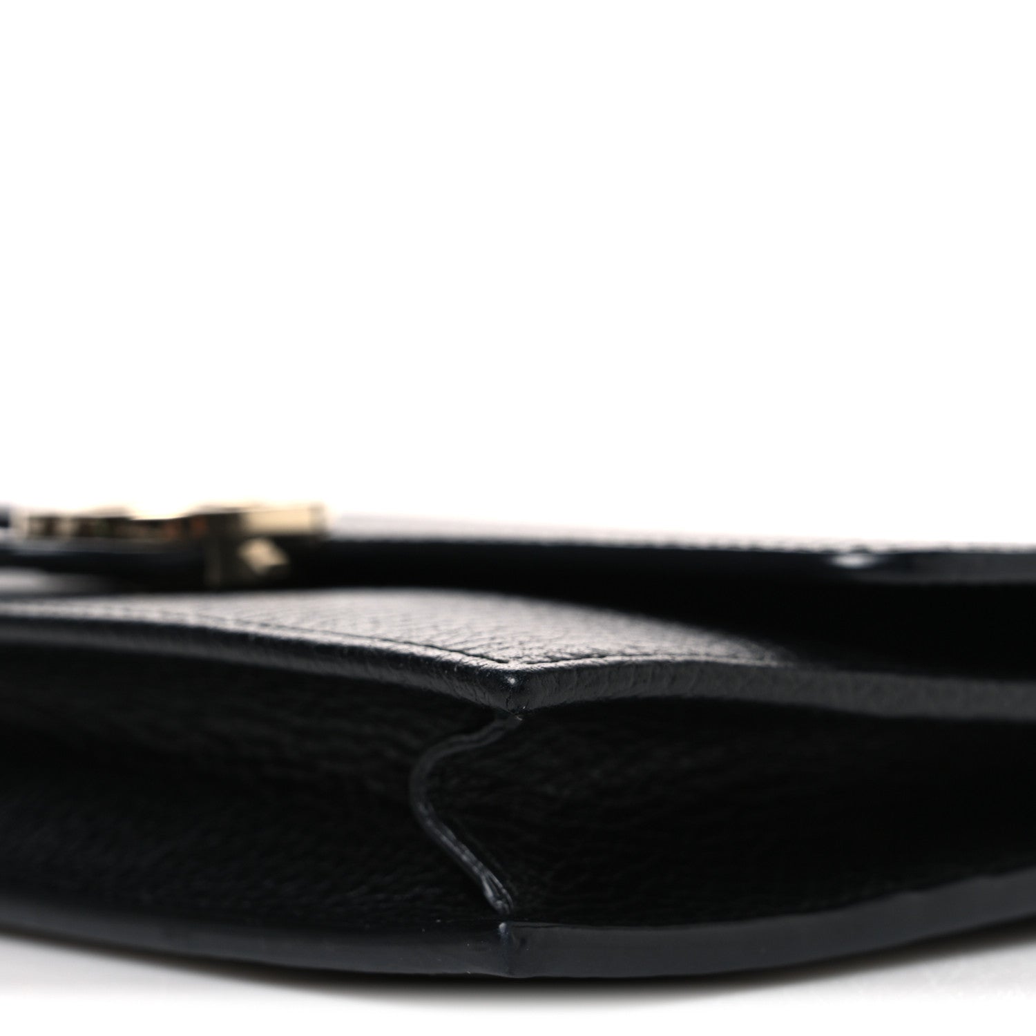 Gucci Dollar Calfskin Interlocking G Chain Wallet Black 10 of 11