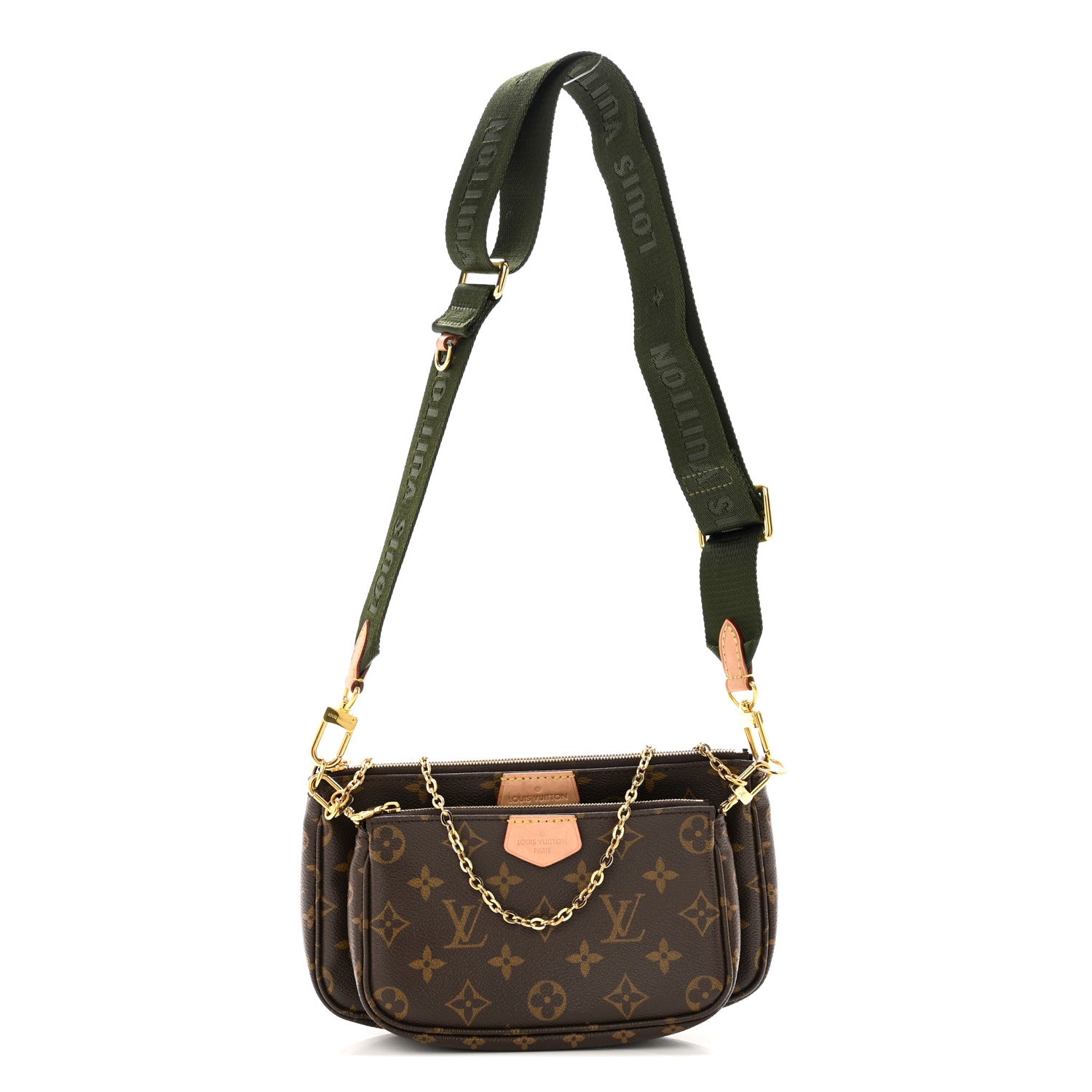Louis Vuitton Monogram Multi Pochette Accessories Kaki 1 of 13
