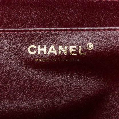 Chanel Lambskin Quilted Maxi Single Flap Black 7 of 12