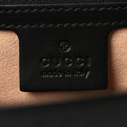 Gucci Guccissima Medium Padlock Shoulder Bag Black 6 of 10