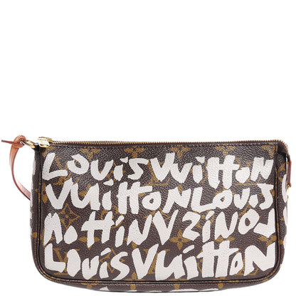 Louis Vuitton Monogram Graffiti Pochette Accessories Silver 1 of 8