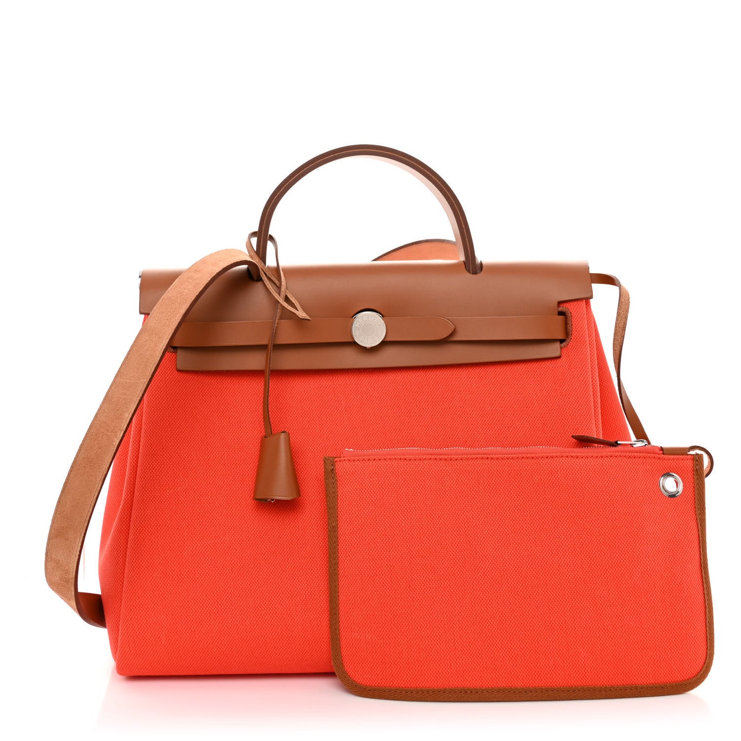 Vache Hunter Toile Herbag Zip Retourne 31 PM Capucine Fauve