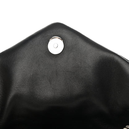 Saint Laurent Lambskin Quilted Small Loulou Puffer Monogram Chain Satchel Black 13 of 14