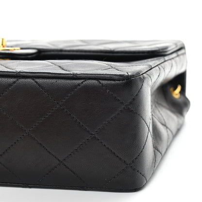 Chanel Lambskin Quilted Mini Square Flap Bag Black 6 of 10
