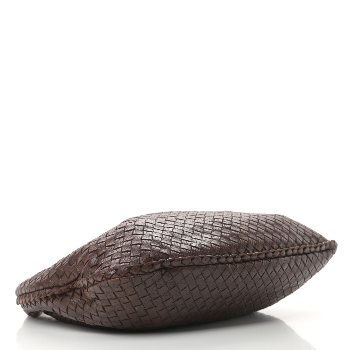 Nappa Intrecciato Medium Veneta Hobo Ebano