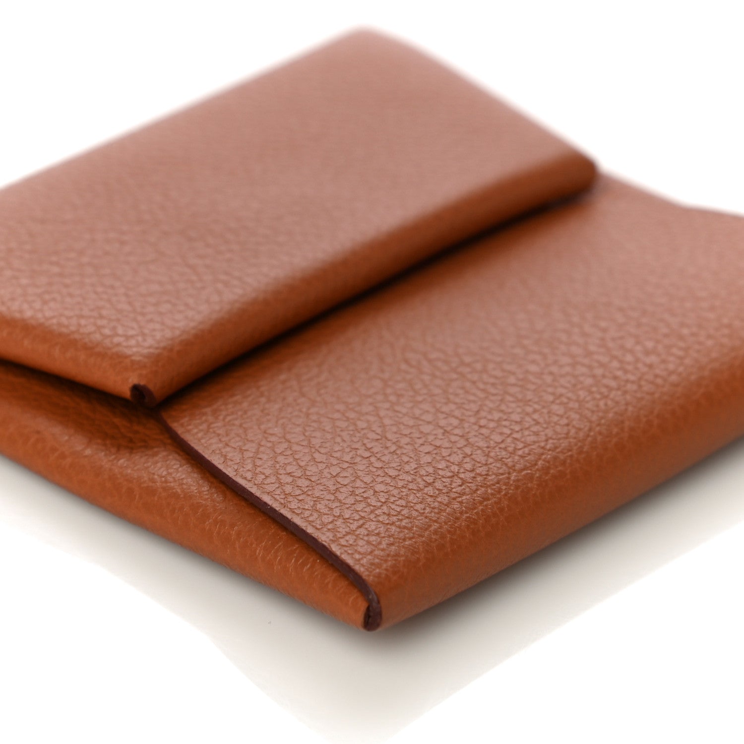 Hermes Evercolor Bastia Verso Coin Purse Gold Beige De Weimar 8 of 10