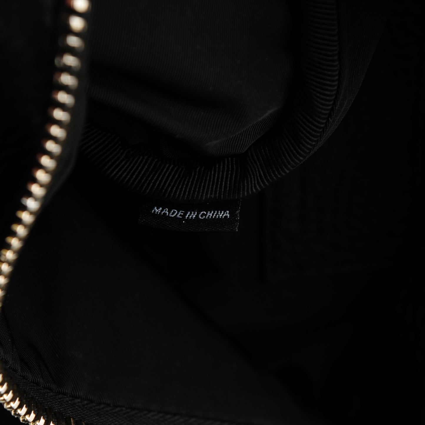 Pebbled Lambskin Rocco Duffel Black Pale Gold Hardware