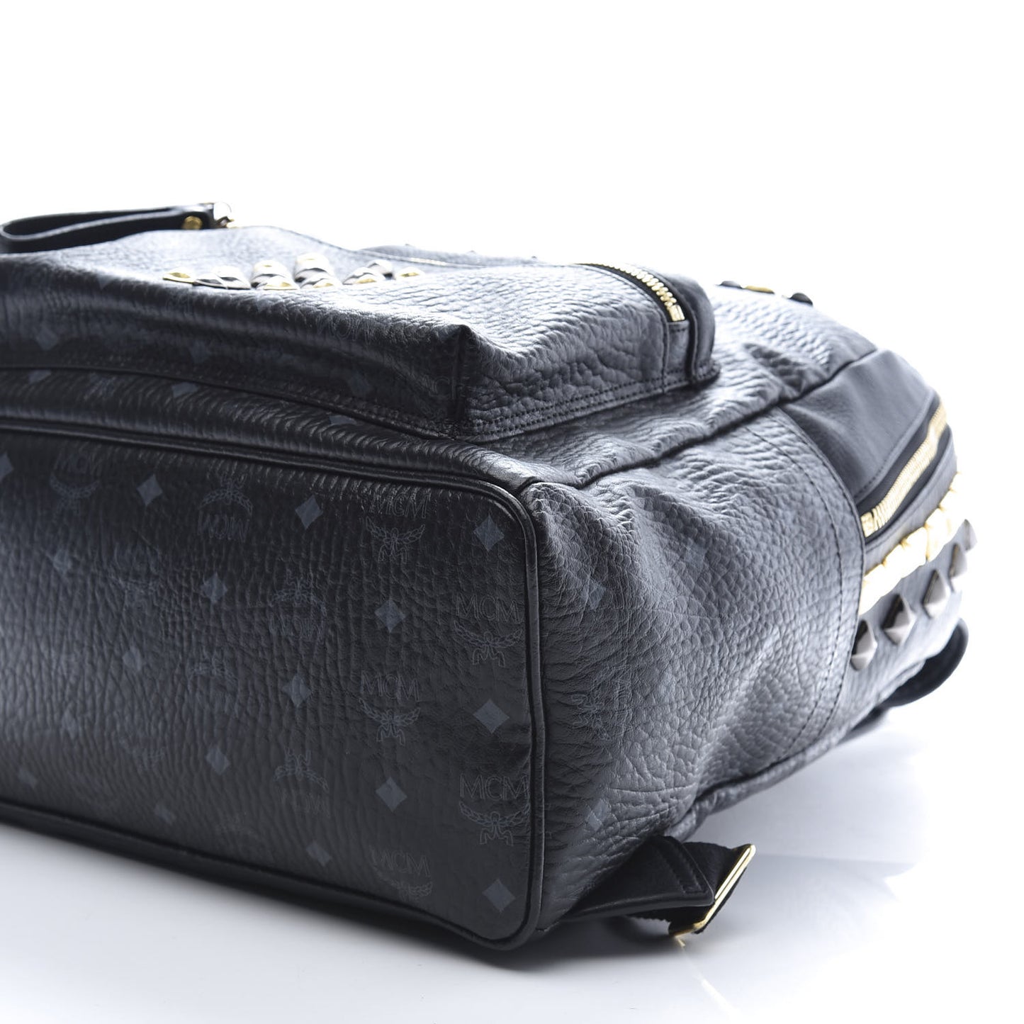 Visetos Studded Colorblock Medium Stark Brock Backpack Black