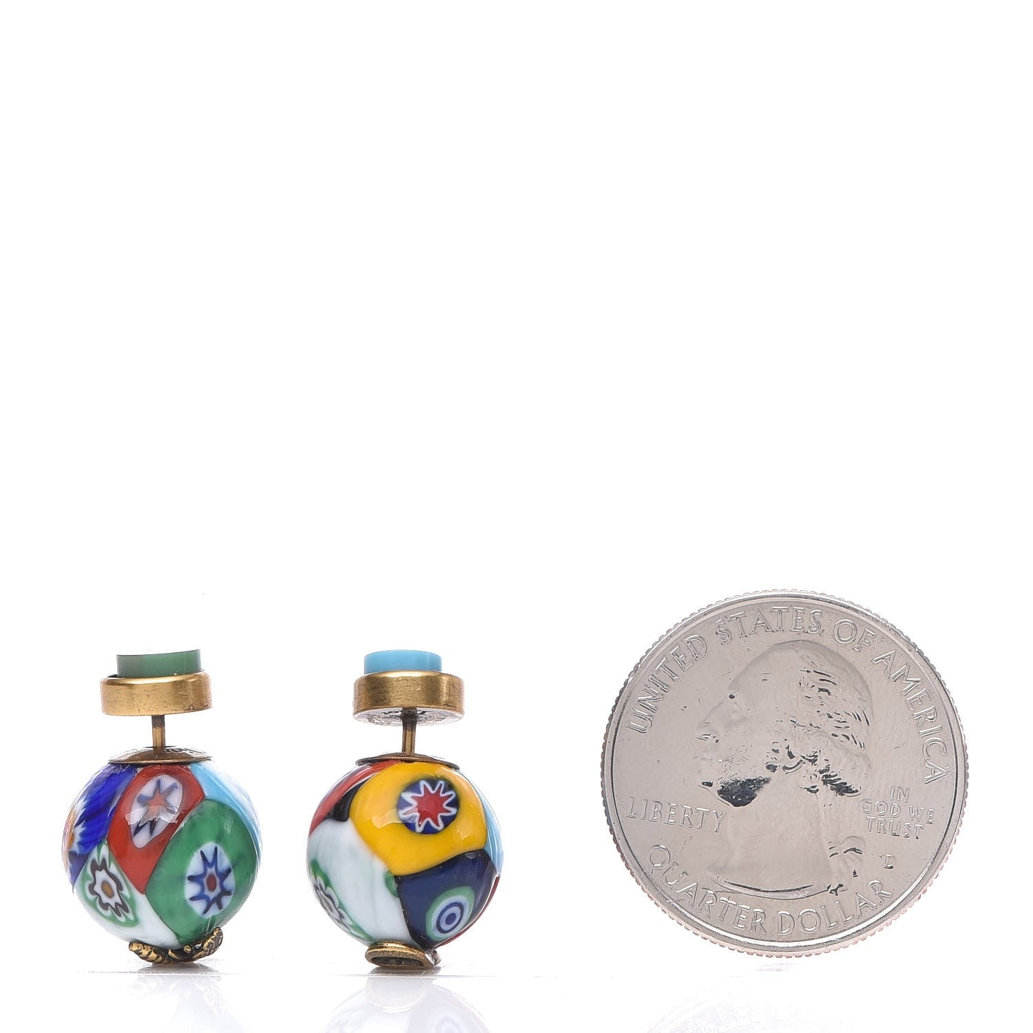 Christian Dior Printed Mise En Dior Tribal Earrings Multicolor 2 of 5
