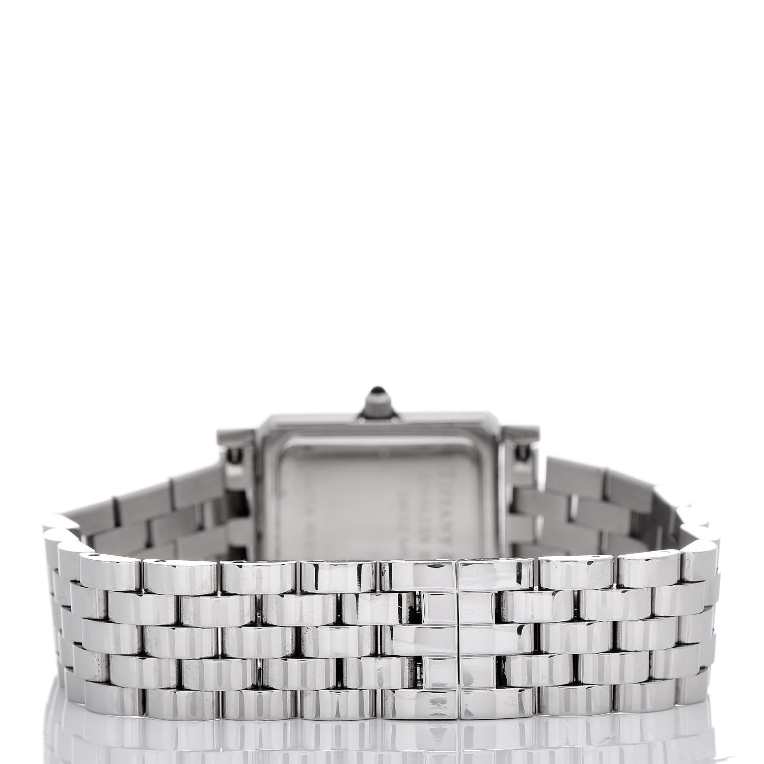 Tiffany Stainless Steel 24mm Classic Square Quartz Watch 4 of 7
