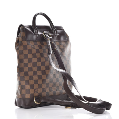 Louis Vuitton Damier Ebene Soho Backpack 3 of 13